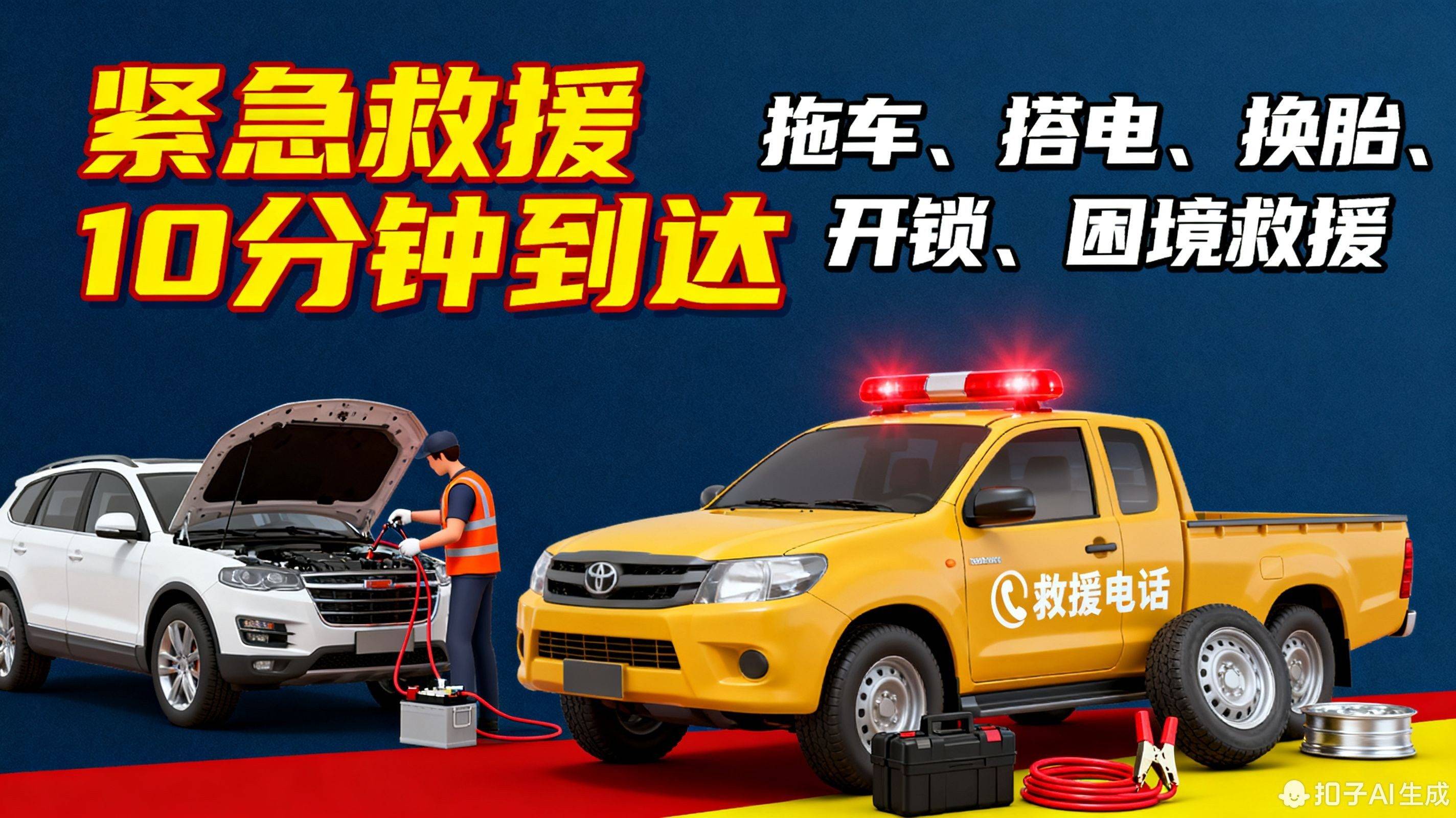 拉萨最新24小时上门汽车搭电救援方法分析(最方便真实的拉萨上门汽车搭电多少钱方法)